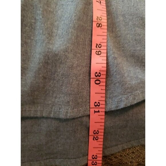 Tommy Hilfiger Mens Classic Fit Shirt Short Sleeve Blue Chambray Button XL - Picture 11 of 11